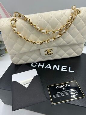 Chanel Classic Double Flap Bag.  Made in France.